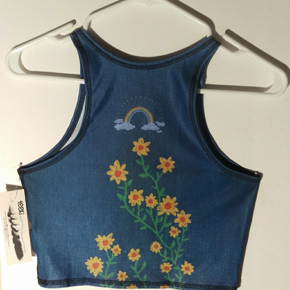 Teeki 'Woodstock' Floral Mermaid Tank Top - Picture 3 of 6